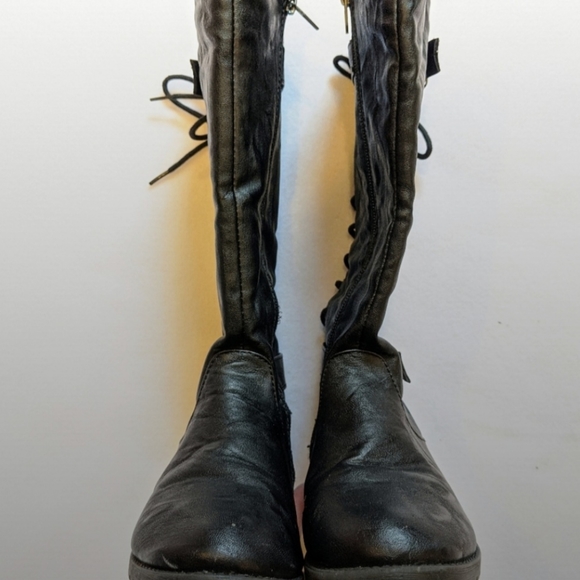 - BU collection lace up black boots - Picture 4 of 5